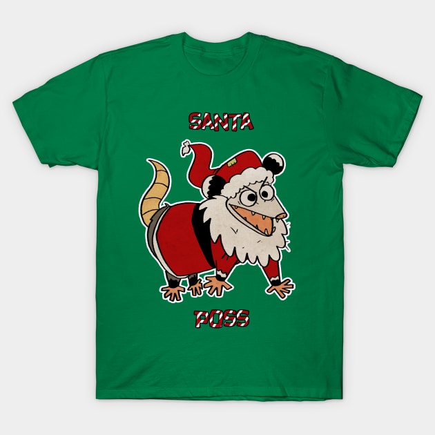 Santa Poss T-Shirt by Hillopurkki